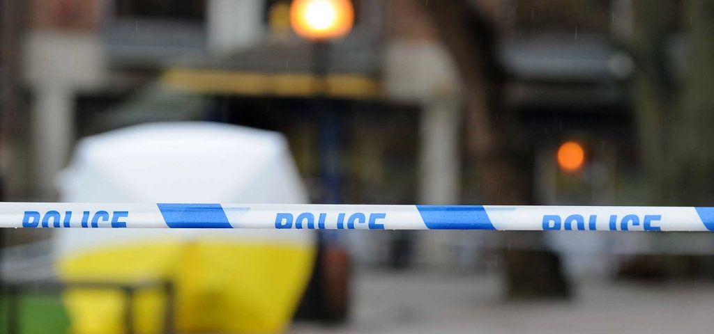 Crime scene at The Maltings